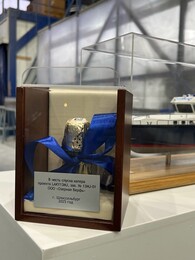 Торжественный спуск катера 13MJ-01